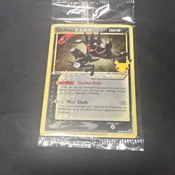 Greninja Gold Star SWSH144 Promo Unopened Celebrations 2021 Sealed - Image 1