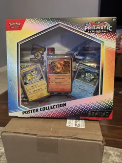 Pokemon TCG: Scarlet & Violet Prismatic Evolutions Poster Collection Box - Image 1