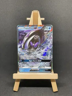 Pokemon TCG Tapu Fini-GX Rare Holo 39/147 Burning Shadows Pokemon TCG NM - Image 1
