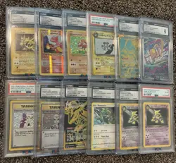 Huge Graded Pokemon Card Lot - Great Value - Super Safely Packaged - Image 1