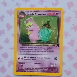 Pokemon TCG Dark Slowbro Team Rocket Holo Rare Unlimited 12/82 60HP - Image 1