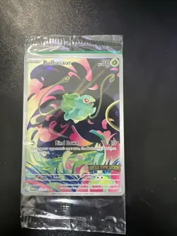 Pokemon TCG Bulbasaur Mega Evolution Stamped Holo Card 133/132 - Image 1