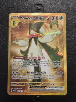 Pokemon TCG Meowscarada ex 271/193 SV02: Paldea Evolved Hyper Rare NM - Image 1