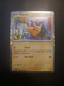 Pokemon TCG McDonald’s 2023 Match Battle Pikachu 006/015 Confetti Holo - Image 1