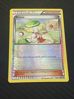 Pokemon TCG Bianca Legendary Treasures 109/113 Reverse Holo Uncommon LightPlay - Image 1
