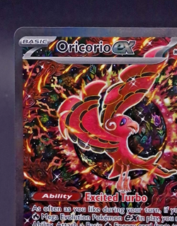 Oricorio ex 024 Black Star Promo Mega Evolution UPC Pokemon TCG Shinji Kanda NM - Image 5