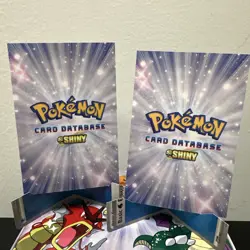 Pokemon Database Shiny Set Slowpoke Slowbro Shiny Sparkle Holo Set Of 2 - Image 4