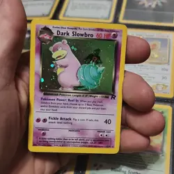Pokemon Dark Slowbro Team Rocket Holo Rare 12/82 60 HP Stage 1 English WOTC - Image 1