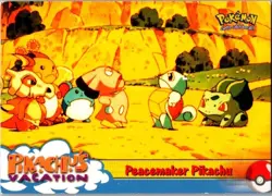 Pokemon TCG Peacemaker Pikachu Pokemon Topps Pikachu's Vacation 46 - Image 1