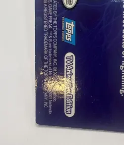 2001 topps Pokemon Johto League Champions Non Holo Foil #243 Raikou - Image 4