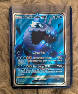 Pokemon TCG Wishiwashi GX Guardians Rising 133/145 Holo Full Art Ultra Rare - Image 1