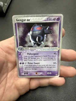 2004 Pokemon EX Fire Red & Leaf Green Gengar EX 108/112 Grader/swirl - Image 1