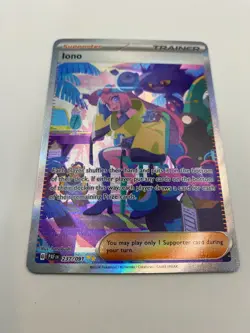Pokemon Iono 237/091 Paldean Fates Holo Special Illustration Rare - Image 1
