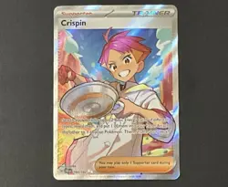 Pokemon TCG: Crispin 164/142 Sv07: Stellar Crown Full Art Holo | NM/Mint - Image 1