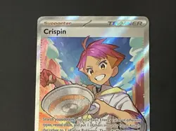 Pokemon TCG: Crispin 164/142 Sv07: Stellar Crown Full Art Holo | NM/Mint - Image 2