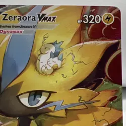 Pokemon TCG Crown Zenith Galarian Gallery Zeraora VMAX GG42/GG70 NM One Owner - Image 3