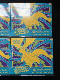 Pokemon TCG: Ascended Heroes Pokemon Center Elite Trainer Box ETB - Brand New x4 - Image 4