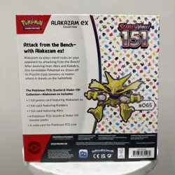 151 Alakazam ex Collection Box Pokemon Scarlet & Violet TCG **SEALED/NEW** - Image 2