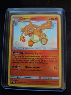 Pokemon TCG Charmeleon Hidden Fates SV7/SV94 Holo Shiny Holo Rare - Image 1