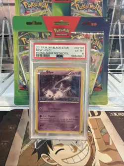 2017 Pokemon MEW Holo XY192 Black Star Promo Magearna Mythical Collection PSA 6 - Image 1
