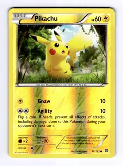 Pikachu XY - BREAKthrough #48 (2015) Common Reverse Holo NM Pokemon - Image 1
