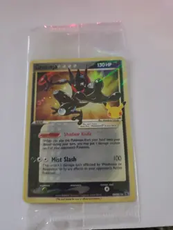NM/M Pokemon TCG Greninja Gold Star SWSH144 Celebrations Black Star SEALED PROMO - Image 1