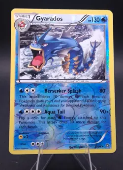 Pokemon TCG Gyarados 20/98 XY Ancient Origins Reverse Holo Rare Gen 1 LP - Image 1