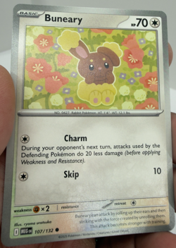 Pokemon TCG - Buneary - ME01: Mega Evolution 107/132 - Common - NM - Image 2