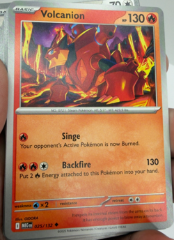 Pokemon TCG Volcanion 025/132 – Mega Evolutions – NM - Image 2