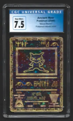 Pokemon Ancient Mew 2000 Movie Promo English CGC 7.5 Near Mint+ - Image 1