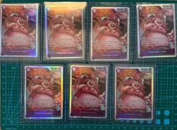 One Piece TCG Charlotte Linlin (Big Mom!!) SR OP08-069 Lot of 7 - Image 1