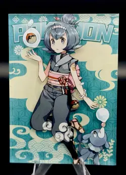 NON TCG Pokemon Elf Eif Origin Collection 2.0 - Trainer Lana - Acrylic Thick - Image 1
