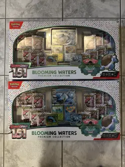 Pokemon 151 Blooming Waters Premium Collection Box Scarlet & Violet SEALED - Image 1