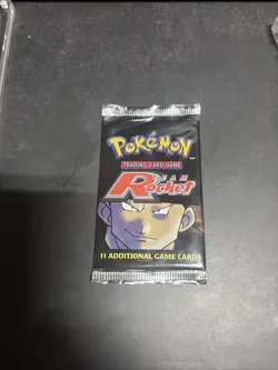 Nintendo Wizards of the Coast Pokemon TCG Team Rocket Booster Pack - Image 2