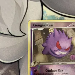 Gengar GL 2009 Rising Rivals 40/111 Reverse Holo Gym Leader’s Fantina Pokemon MP - Image 4