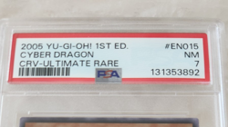 2005 YU-GI-OH! CRV-CYBERNETIC REVOLUTION 1ST ED-ULTIMATE RARE CYBER DRAGON PSA 7 - Image 3