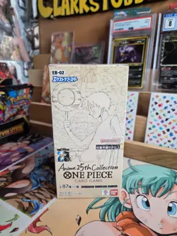 EB-02 Anime 25th Collection Booster Box One Piece Sealed Japanese US SELLER - Image 1