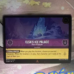 Elsas Ice Palace Disney Lorcana Shimmering Skies 67/204 Cold Foil - Image 1