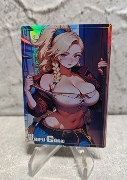 Gemma Trading Card Waifu Goddess Story Anime Girl holo Karte Manga Full Art - Image 1
