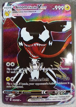 Venom Pikachu Pokemon Fan Art Card! - Image 2