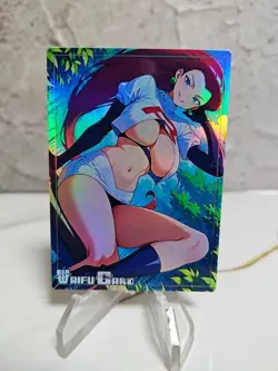 Jessie Trading Card Waifu Goddess Story Anime Girl holo Karte Manga Full Art - Image 1