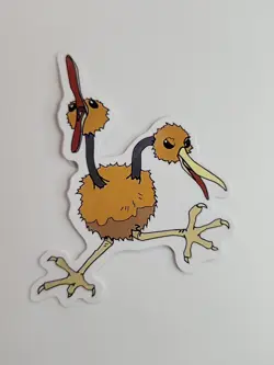 Doduo Sticker Plus Random Official Pokemon TCG Cards!! - Image 1