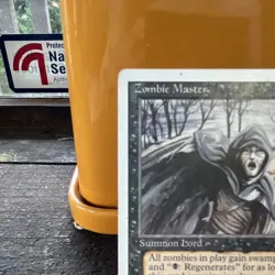Magic: The Gathering Revised Edition Zombie Master Creature Card - Image 2