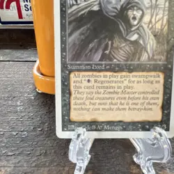 Magic: The Gathering Revised Edition Zombie Master Creature Card - Image 5