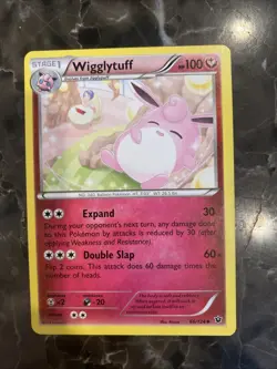 2016 Pokemon TCG Wigglytuff 66/124 Fates Collide Uncommon Card - Image 1