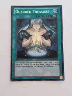 Guarded Treasure DRLG-EN013 1st Edition Secret Rare Card - Image 1