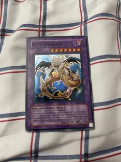 King Dragun MINT YUGIOH CARD FET-EN036 - Image 1