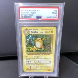 Pokemon 2016 Raichu Evolutions 36/108 Holo Rare PSA 9 Pokemon TCG Card - Image 1