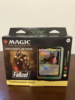 Magic The Gathering Fallout Commander Deck - Scrappy Survivors 100-Card Deck,... - Image 1