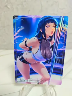 Hinata Trading Card Waifu Goddess Story Anime Girl holo Karte Manga Full Art - Image 1